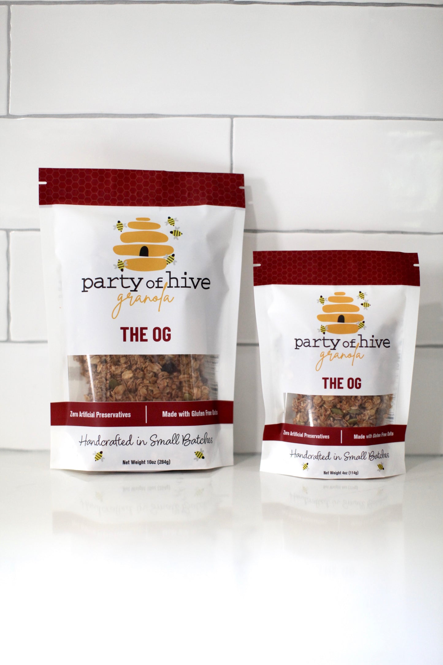 The OG - Signature Blend Granola 2 sizes for purchase - Party of Hive Small batch made in Savannah, Georgia