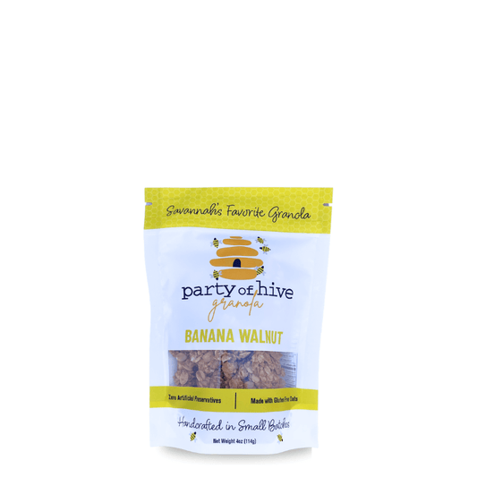 Banana Walnut Party of Hive Granola Savannah, Georgia