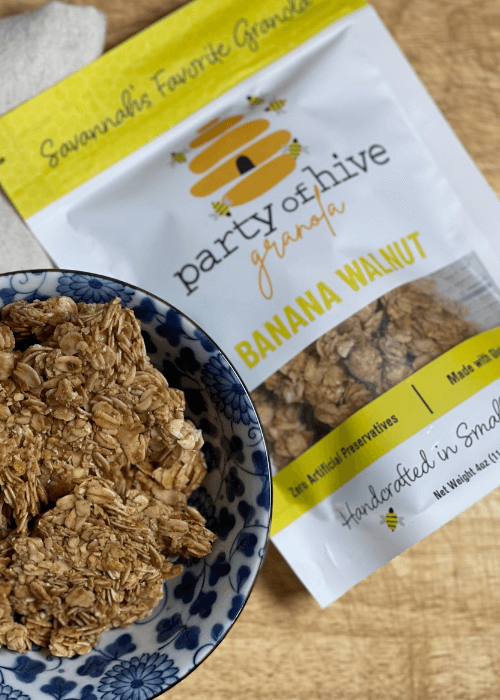 Banana Walnut Party of Hive Granola - Savannah, Georgia