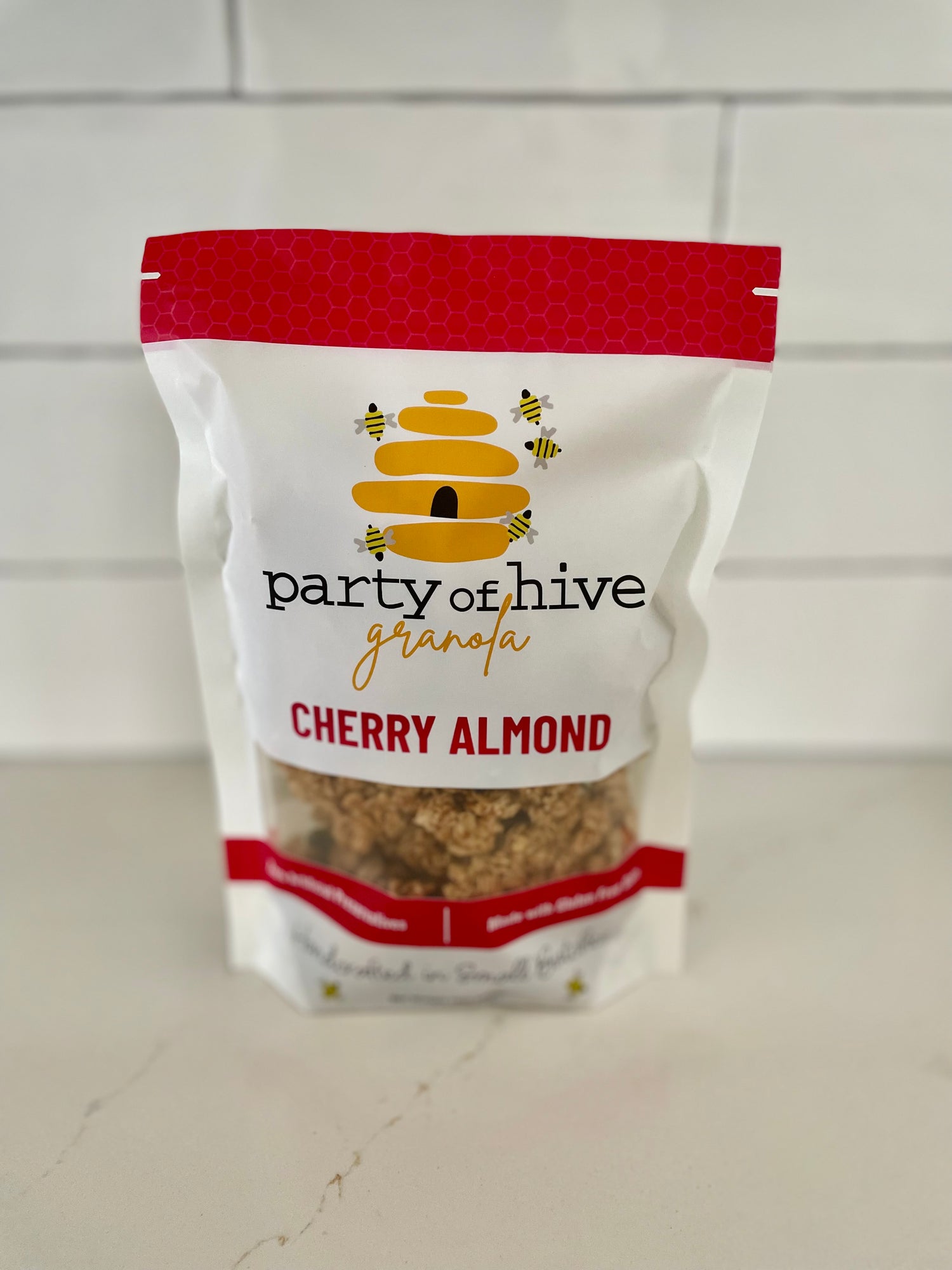 party of hive cherry almond granola
